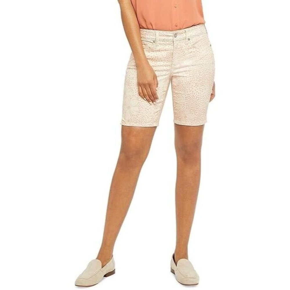 NYDJ Not Your Daughter's Ella Denim Shorts Daydream  Leopard